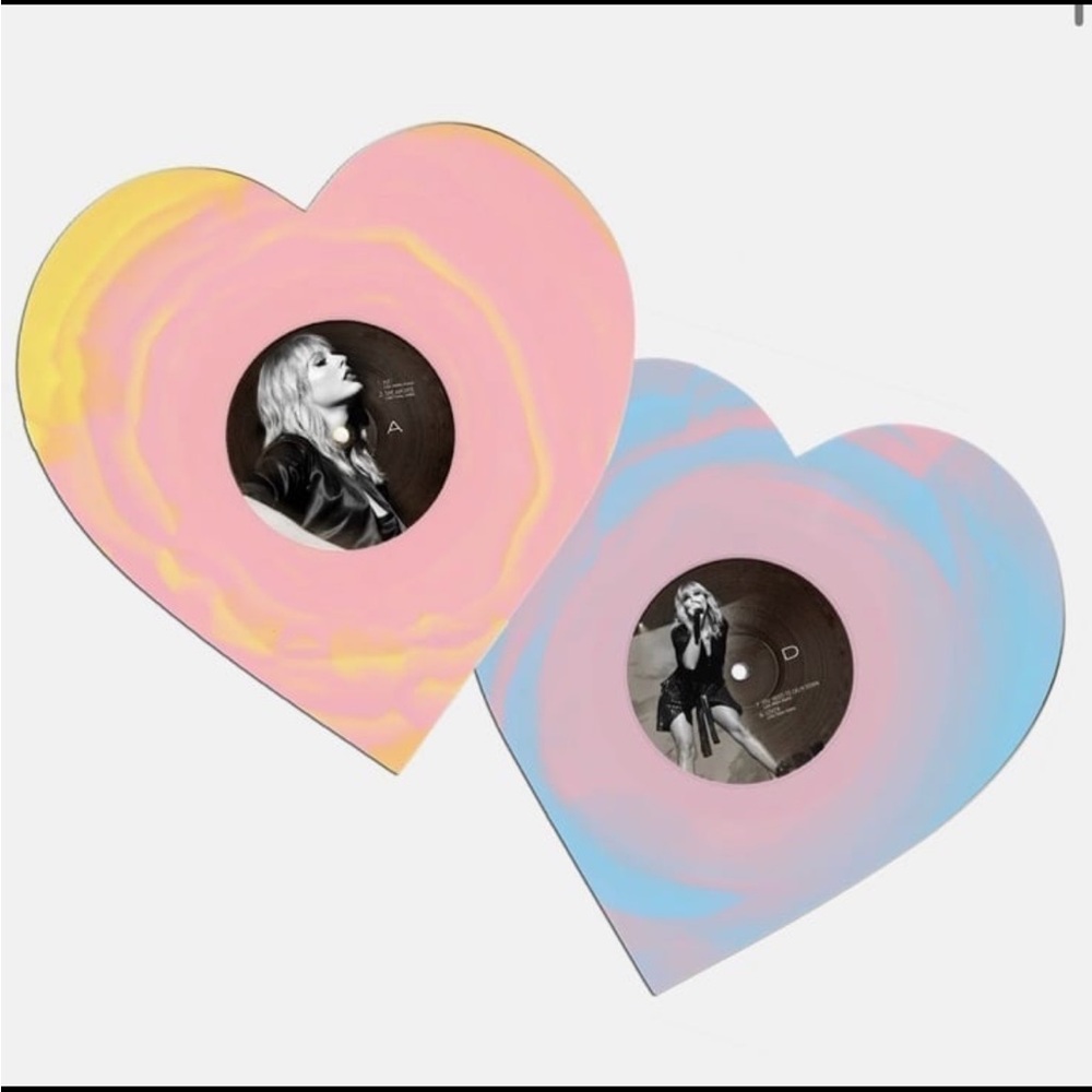 Official Taylor Swift Lover (Live from Paris) Heart Shaped Vinyl